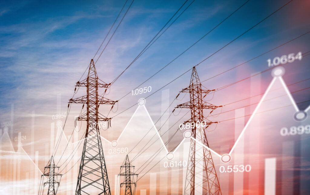 high-voltage power lines